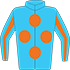 Colours: Blue, Tangerine Spots, Blue & Tangerine Striped Sleeves