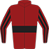 Colours: Red, Black Hoop, Black & Red Striped Sleeves