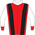 Colours: Red, Black Braces, White Collar & Sleeves, Red Cuffs