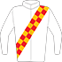 Colours: White, Red & Gold Chequered Sash
