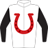 Colours: White, Red Horseshoe & Black Sleeves