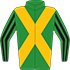 Colours: Emerald Green, Gold Crossed Sashes, Emerald Green & Black Striped Sleeves