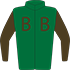 Colours: Emerald Green, Brown B B Logo & Sleeves