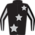 Colours: Black, Silver Stars, Black & Silver Striped Sleeves