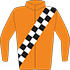Colours: Tangerine, Black & White Chequered Sash