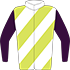 Colours: White, Lime Green Diagonal Stripes & Burgundy Sleeves