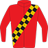 Colours: Red, Black & Gold Chequered Sash