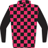 Colours: Black & Cerise Chequers, Black Sleeves