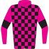 Colours: Black & Pink Chequers, Pink Sleeves & Black Armbands