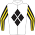 Colours: White, Black Diamonds, Black & Gold Striped Sleeves