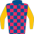 Colours: Blue & Cerise Chequers, Gold Sleeves