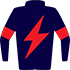 Colours: Navy Blue, Red Lightning Bolt & Armbands
