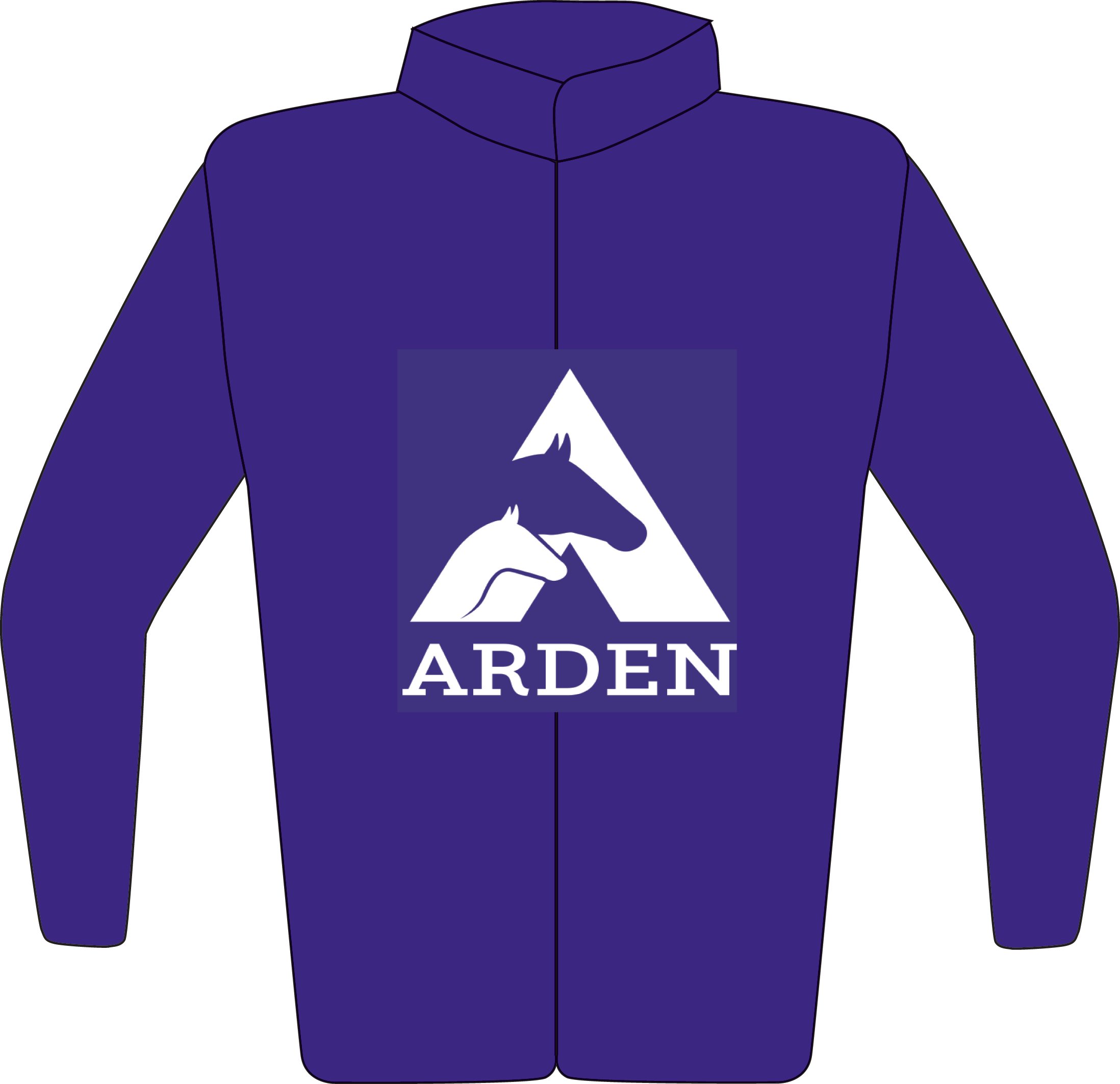 Colours: Purple, White Arden Logo