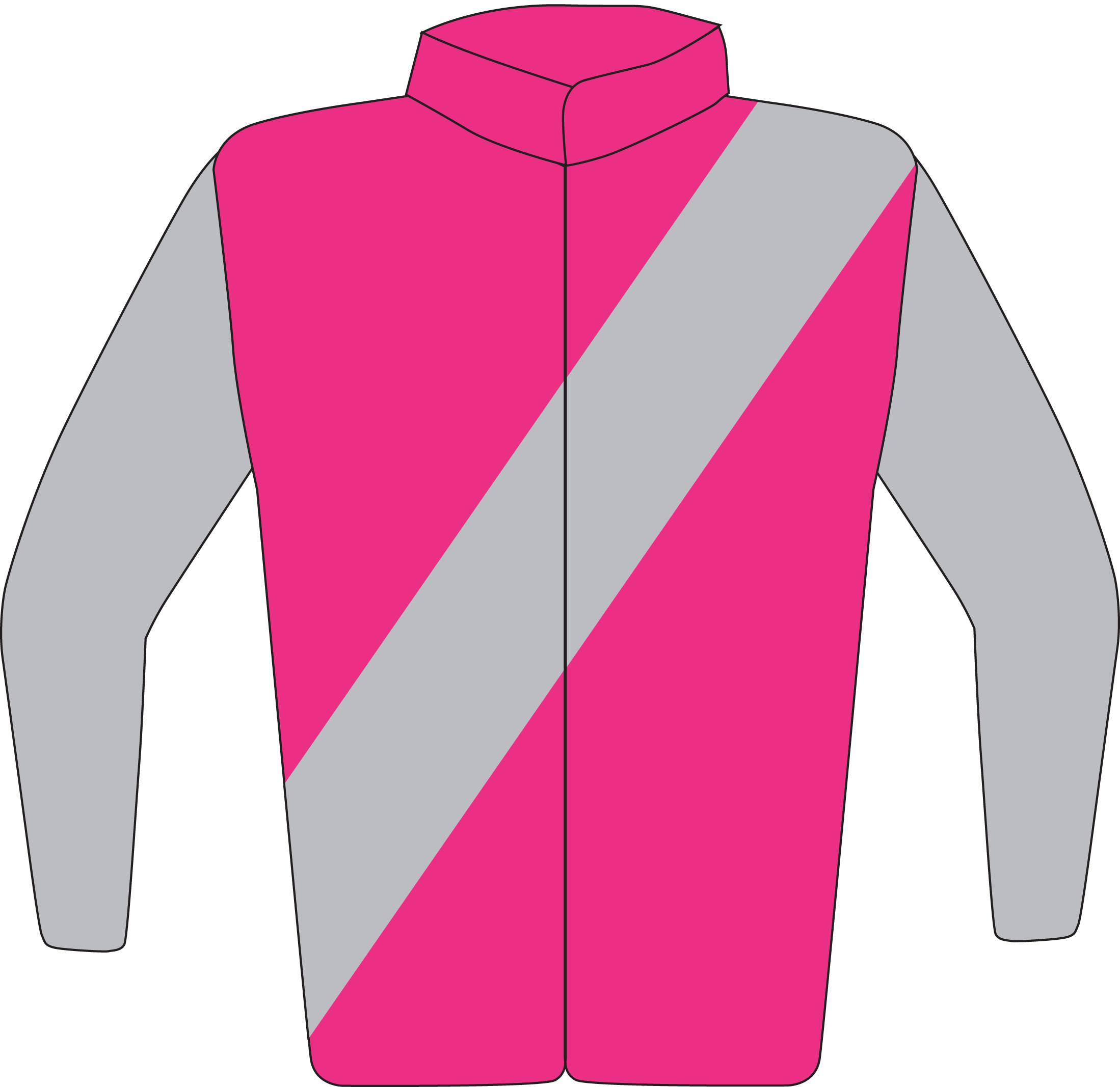 Colours: Pink, Grey Sash & Sleeves