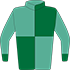 Colours: Turquoise & Emerald Green Quarters, Turquoise Sleeves & Emerald Green Cuffs