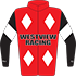 Colours: Red, Black Westview Racing Logo, White Diamonds, Black Sleeves & White Armbands
