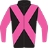 Colours: Black, Pink Crossed Sashes & Sleeves