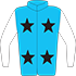 Colours: Light Blue, Black Stars & White Sleeves