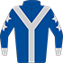 Colours: Cobalt Blue, Silver Y, Stars on Sleeves, Silver Cuffs