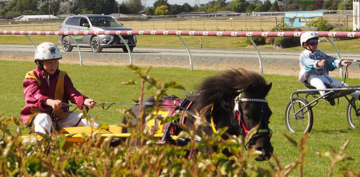 Fresh young faces in the bike at Ascot Park