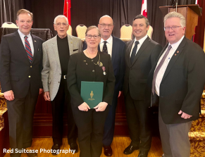 Equine Guelph’s Ecker receives Coronation Medal