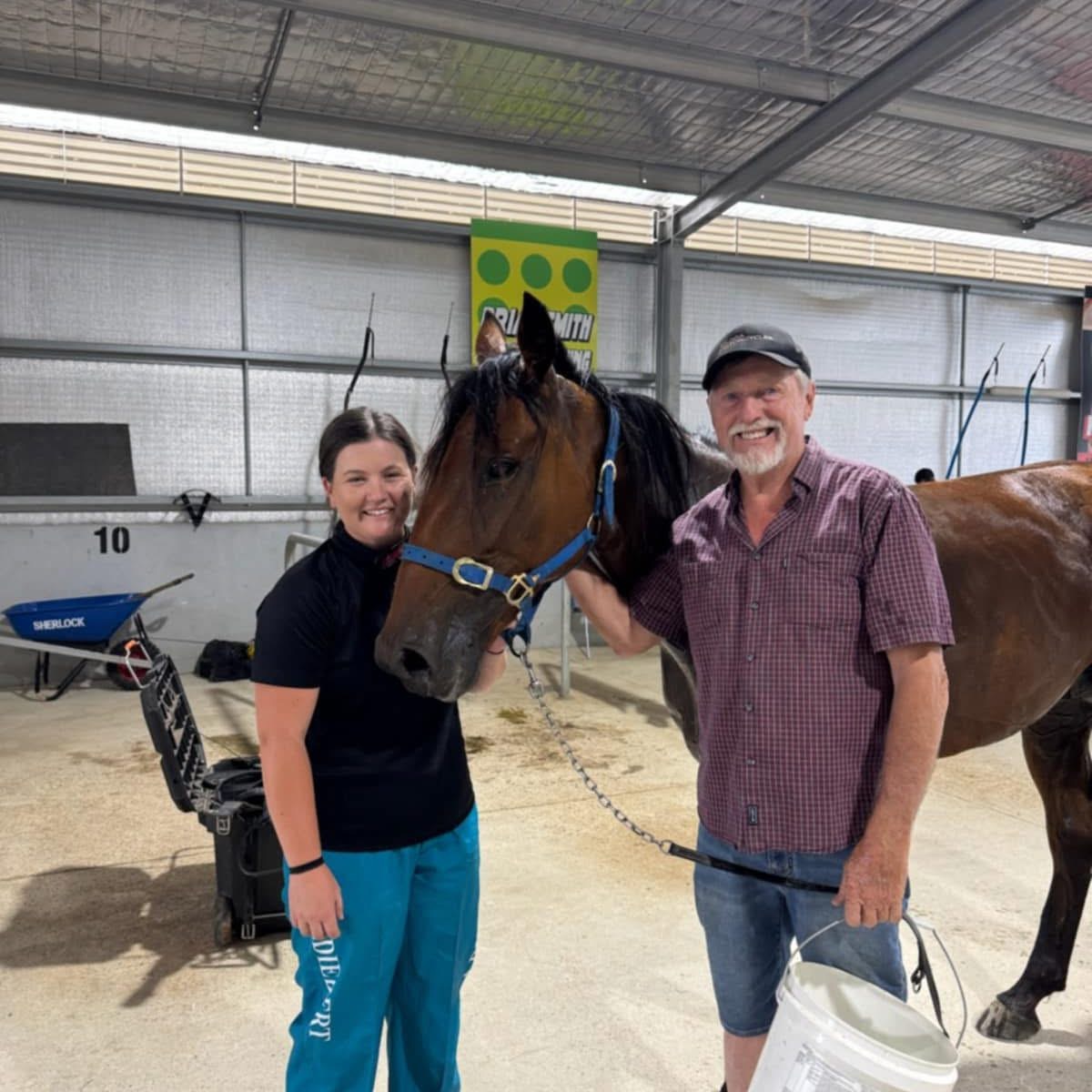 Back on track: New mum’s winning way