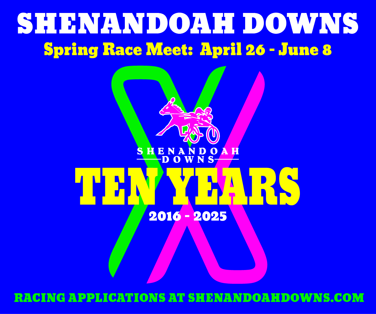 Shenandoah Downs celebrates 10 Years of pari-mutuel harness racing