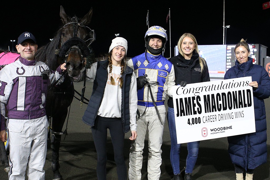 James MacDonald celebrates 4,000th win