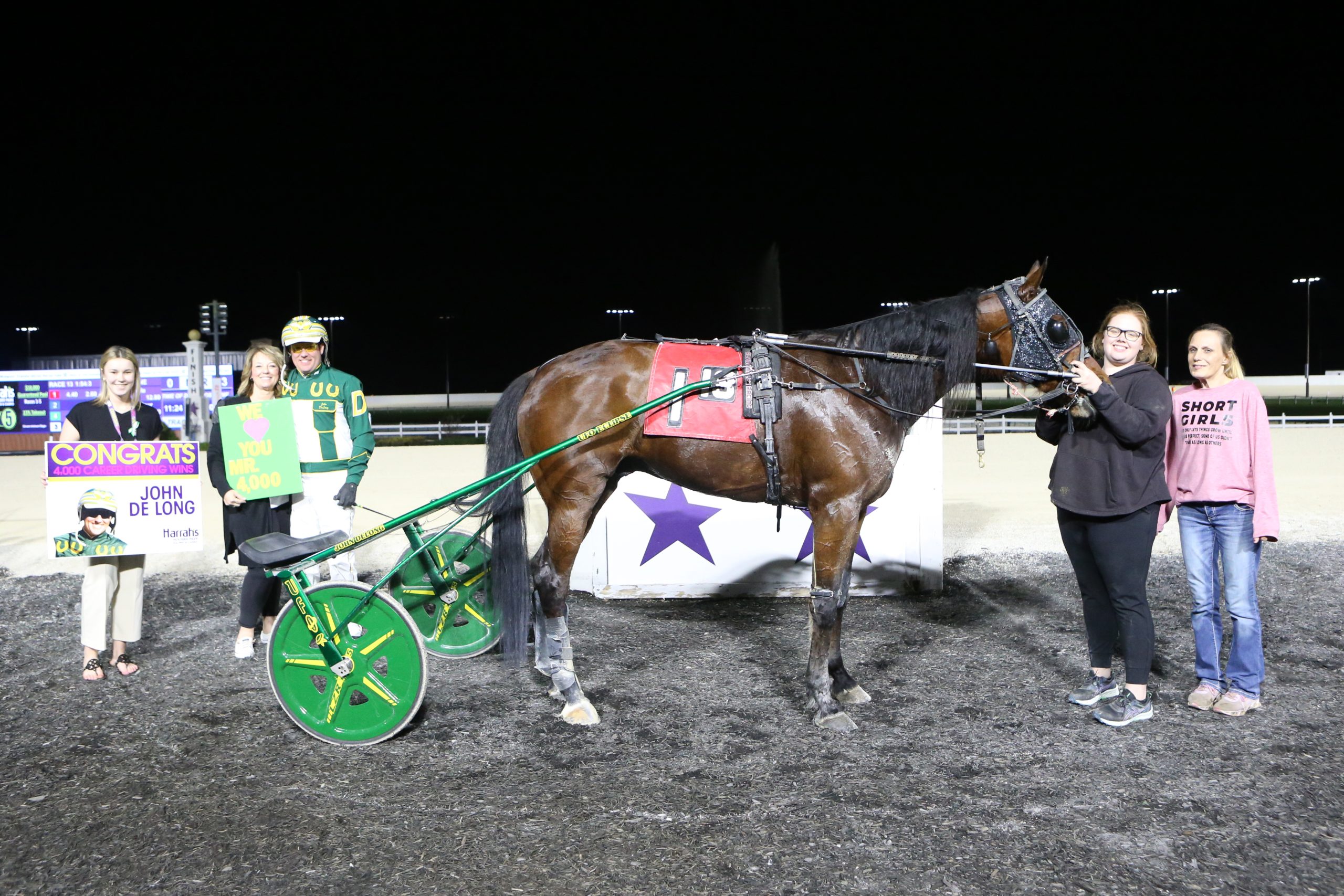 De Long records his 4,000th driving victory