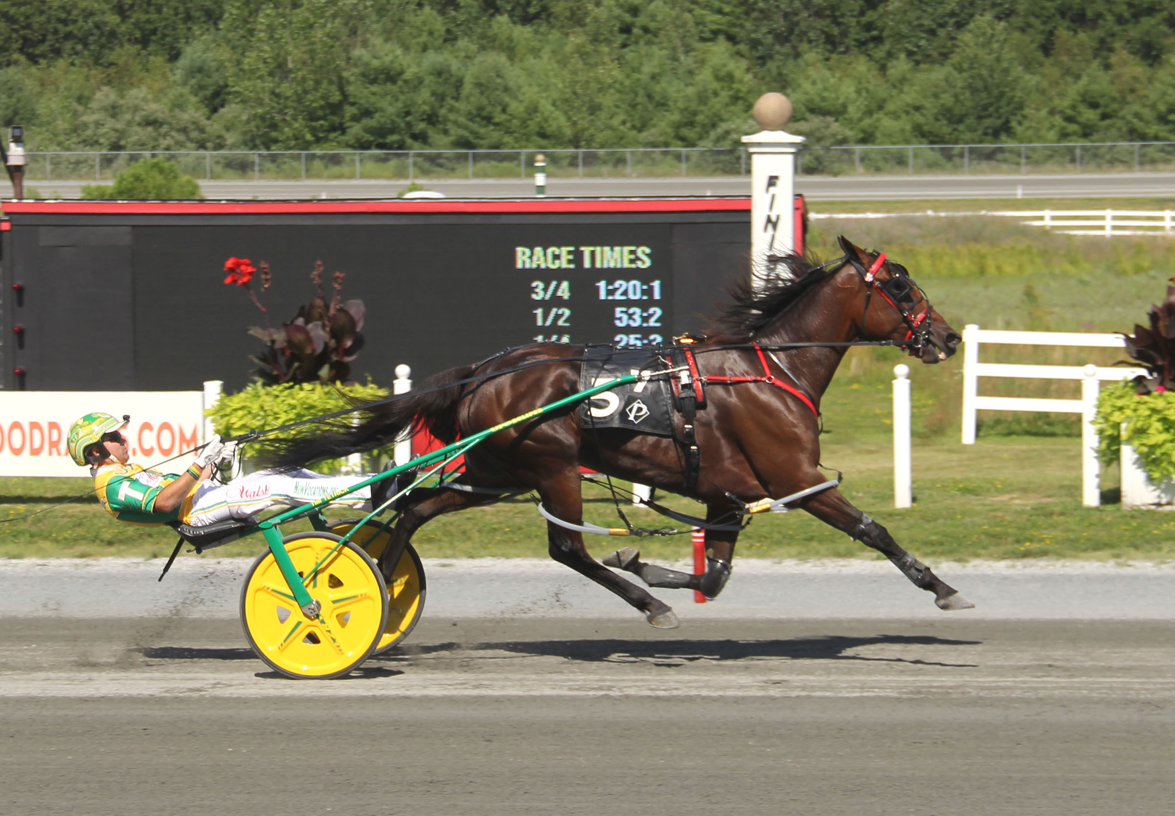 World record for Sylvia Hanover in $100,000 Clara Barton