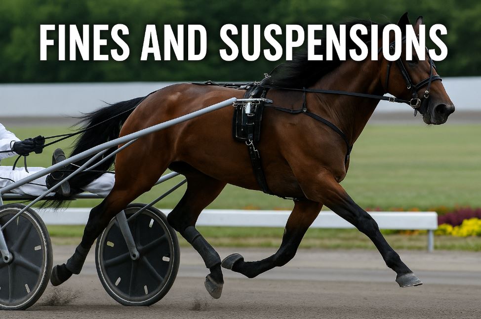 Trainers fined, suspended for drug violations