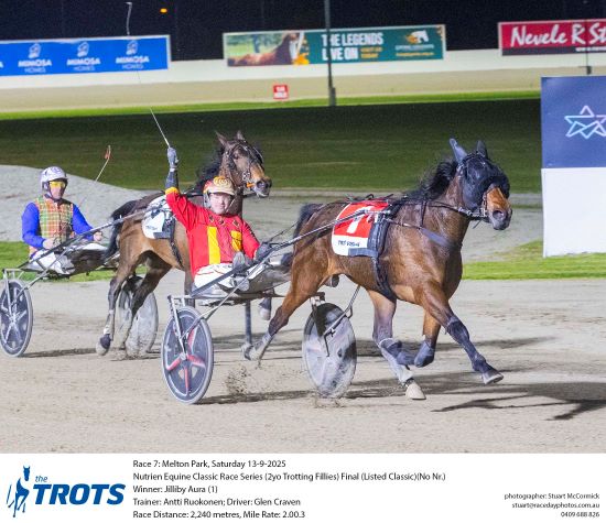 Jilliby Aura looks set for a future following Nutrien 2YO trotters success
