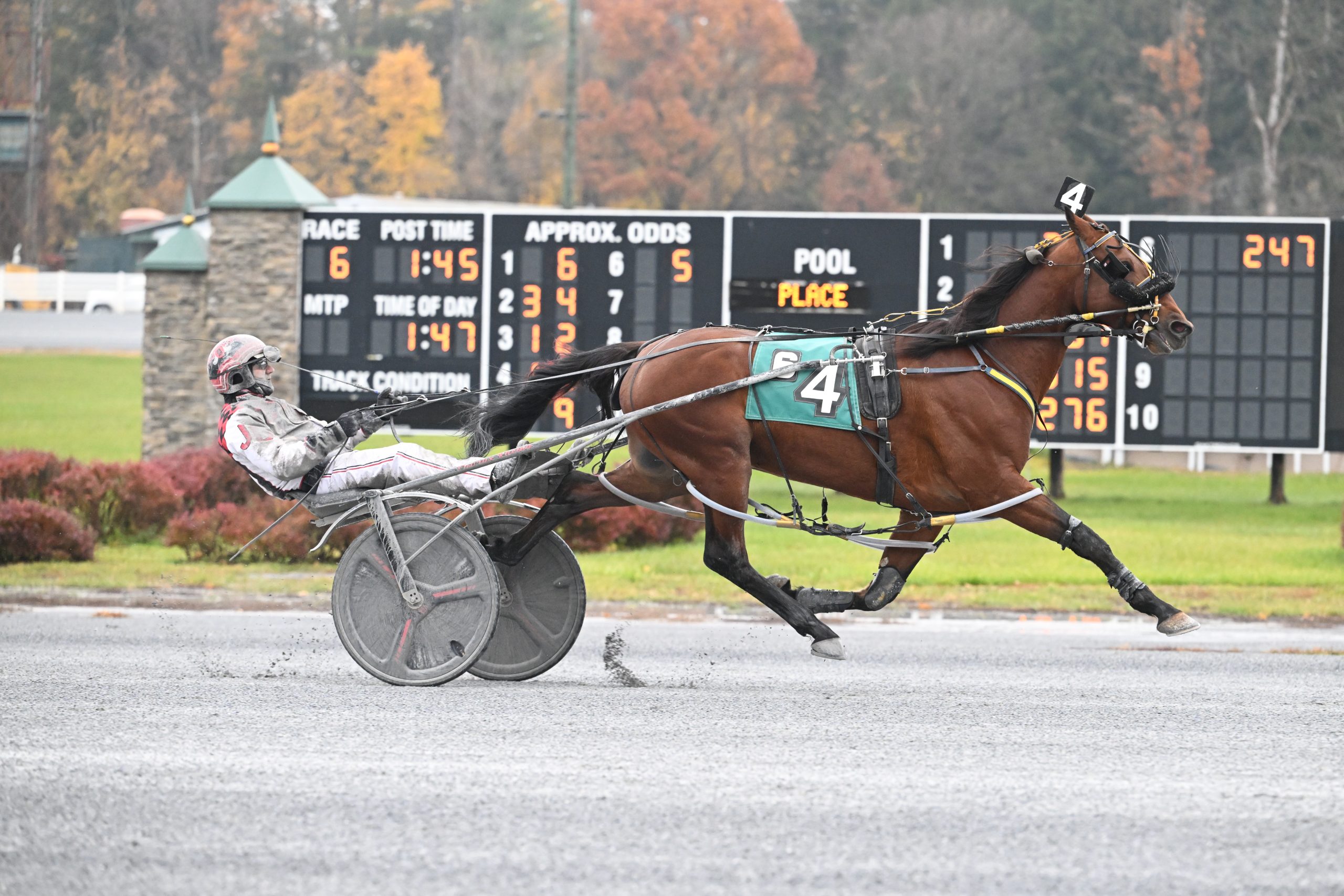 Unrivaled Hanover coasts in sloppy track score