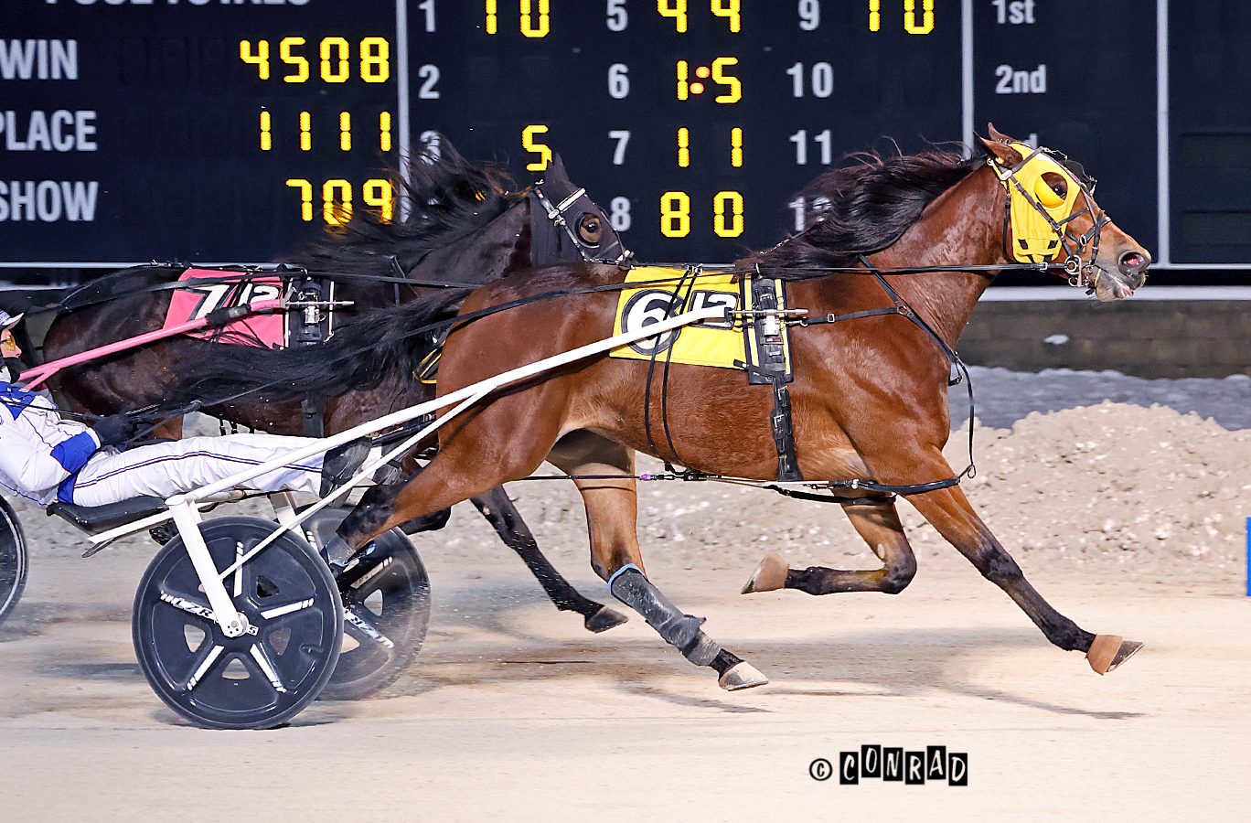 Page has hot hand on cold night