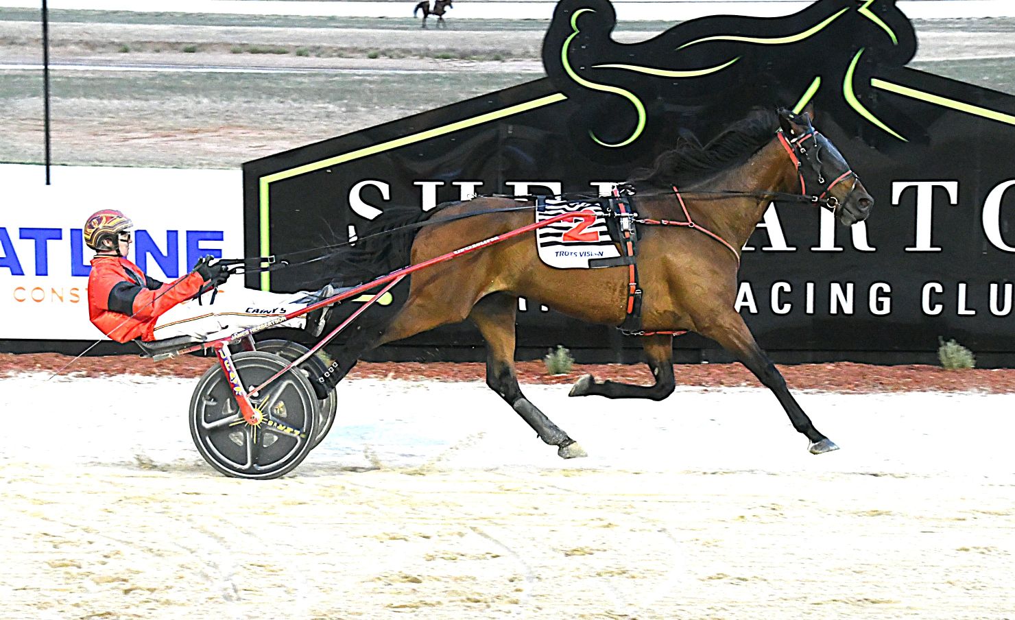 Herbie’s classic drive on I’m Bobby in Shepparton Trotters Cup