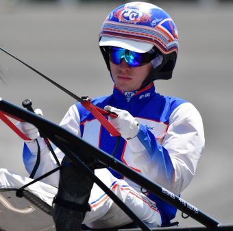 Jacob Cutting set career driving highs in 2025 while competing mostly at Saratoga. Jessica Hallett photo.