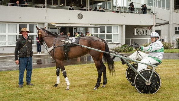 Senior Constable Liz breaks through at Hawera