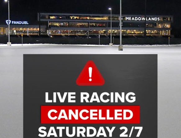Meadowlands cancels live racing Saturday